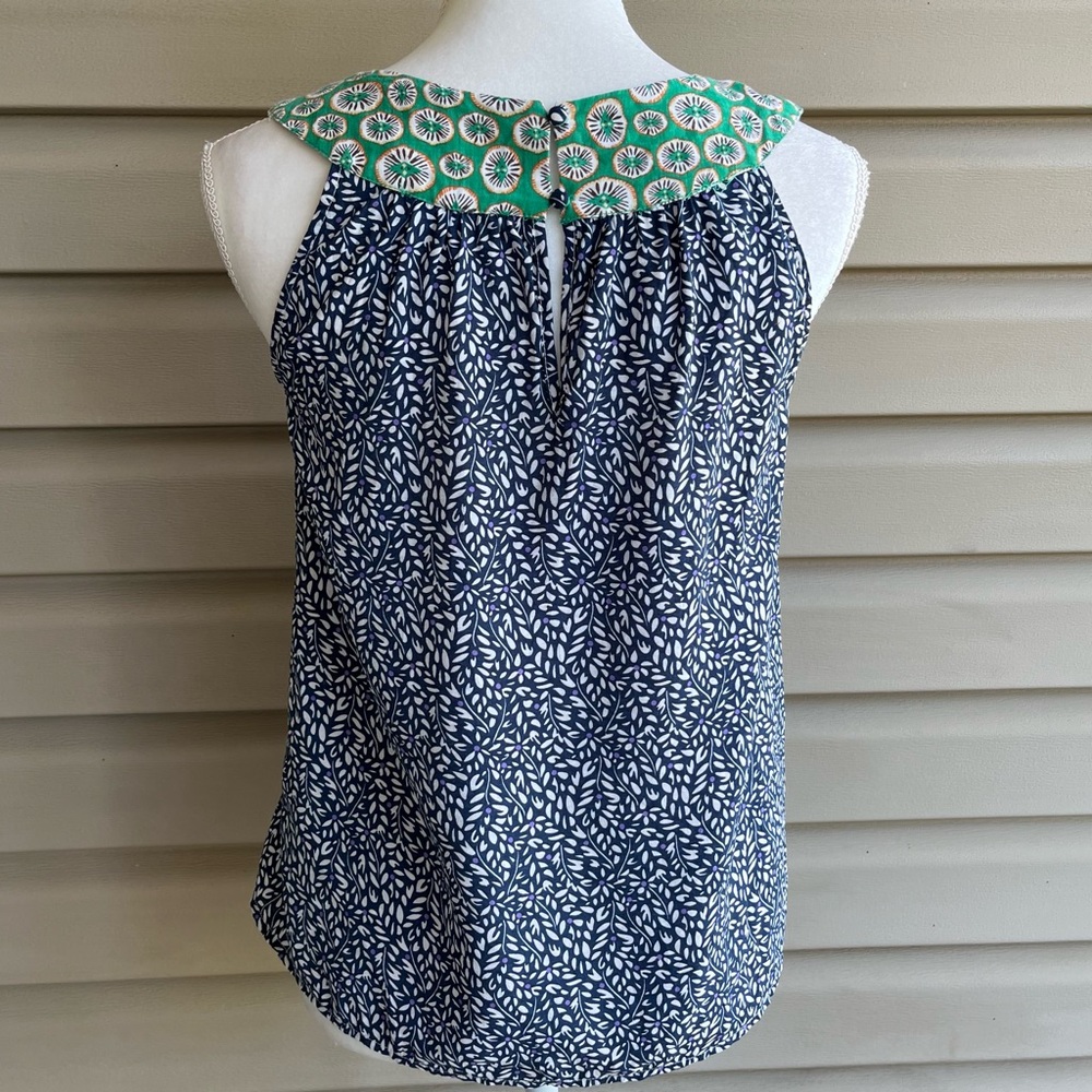 Thml Patterned Sleeveless Boho Blouse - Size Xs - image 5